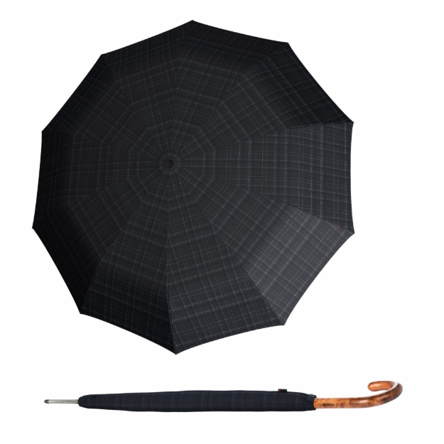 Obrázok z KNIRPS T.771 LONG Men's prints check - pánský holový vystřelovací deštník