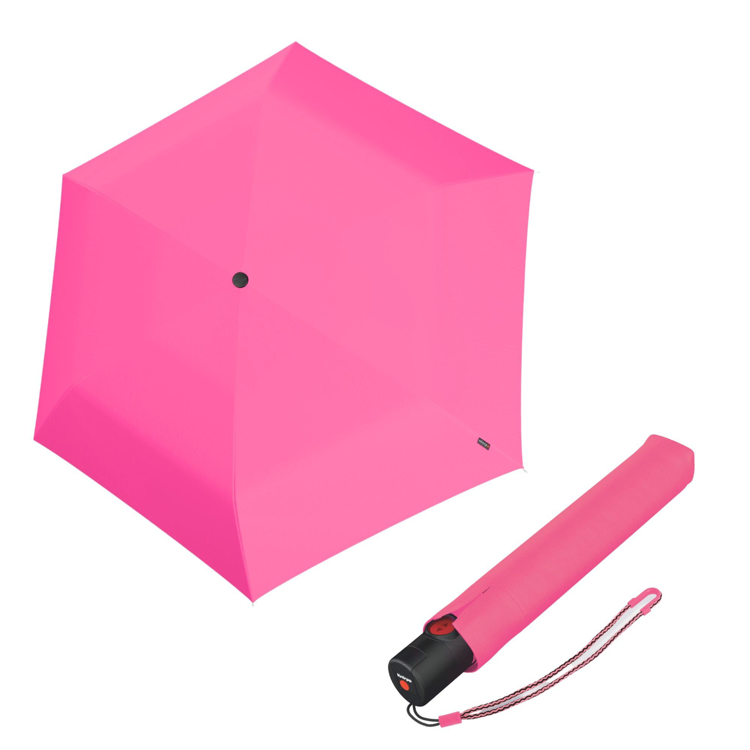 Obrázok z KNIRPS U.200 NEON PINK - elegantní dámský plně automatický deštník růžová