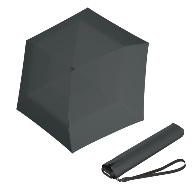 Obrázok z Knirps US.050 ultra light slim manual forest - lehký dámský skládací plochý deštník zelená