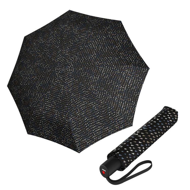 Obrázok z Knirps A 200 Medium Duomatic swarm black - elegantní  plnoautomatický deštík vícebarevný