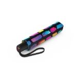 Obrázok z Knirps A.050 medium manual create black - elegantní skládací deštník vícebarevný