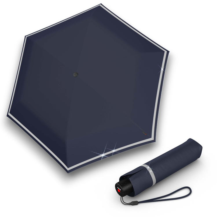 Obrázok z KNIRPS ROOKIE NAVY REFLECTIVE - lehký skládací deštník modrá