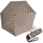 Obrázok z KNIRPS T.020 DOT ART TAUPE - ultralehký skládací deštník béžová