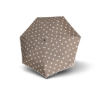 Obrázok z KNIRPS T.020 DOT ART TAUPE - ultralehký skládací deštník béžová