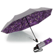 Obrázok z KNIRPS T.200 Feel Purple s UV - elegantní dámský plně automatický deštník šedá