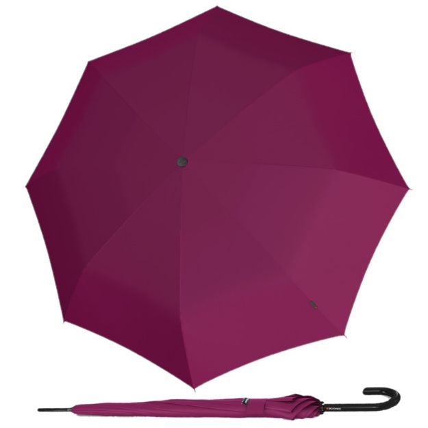 Obrázok z KNIRPS A.760 STICK VIOLET - elegantní holový vystřelovací deštník růžová