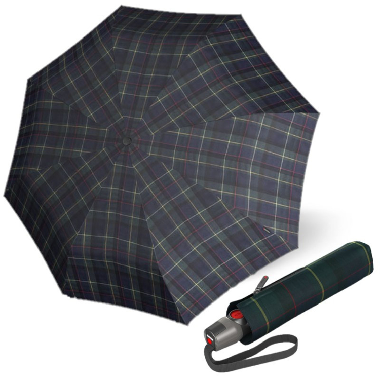 Obrázok z KNIRPS T.200 CHECK HUNTER - elegantní dámský plně automatický deštník