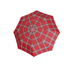 Obrázok z KNIRPS T.200 CHECK RED'N NAVY - elegantní dámský plně automatický deštník červená