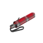 Obrázok z KNIRPS T.200 CHECK RED'N NAVY - elegantní dámský plně automatický deštník červená