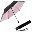 Obrázok z KNIRPS U.200 BLACK WITH ROSE - elegantní dámský plně automatický deštník černá