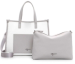 Obrázok z Tamaris Florentina 33762-810 Light grey Dámska kabelka cez rameno šedá 15 L