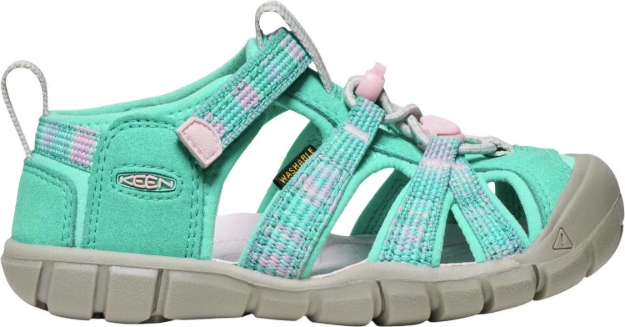 Obrázok z KEEN Seacamp II CNX Children Detské sandále bright aqua/giggle pink