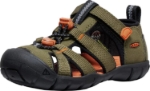 Obrázok z KEEN Seacamp II CNX Children Detské sandále dark olive/gold flame