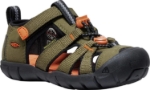 Obrázok z KEEN Seacamp II CNX Children Detské sandále dark olive/gold flame