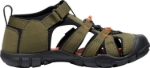 Obrázok z KEEN Seacamp II CNX Youth Detské sandále dark olive/gold flame