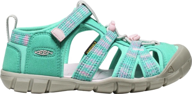 Obrázok z KEEN Seacamp II CNX Youth Detské sandále bright aqua/pink a boo