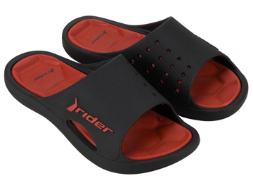 Obrázok z Rider BAY XIV 83632-BB243 Pánske šľapky čierno / červené