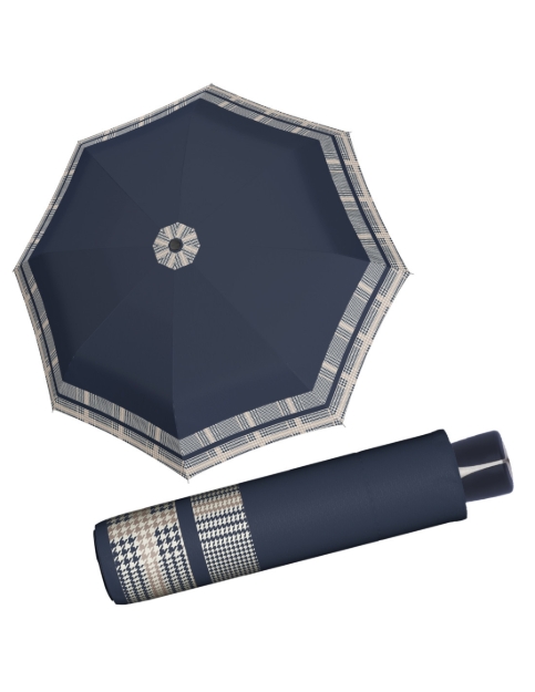 Obrázok z DOPPLER Fiber Mini Timeless - dámský skládací deštník modrá