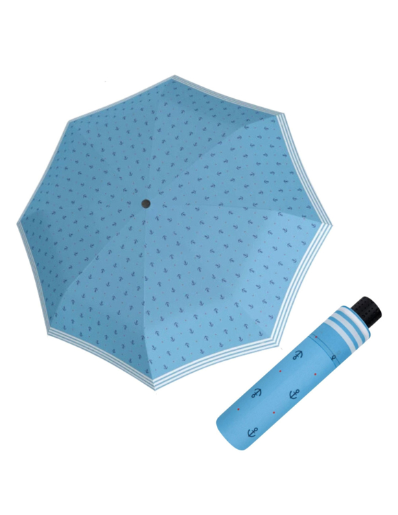 Obrázok z DOPPLER Fiber Mini Sailor - dámský skládací deštník modrá