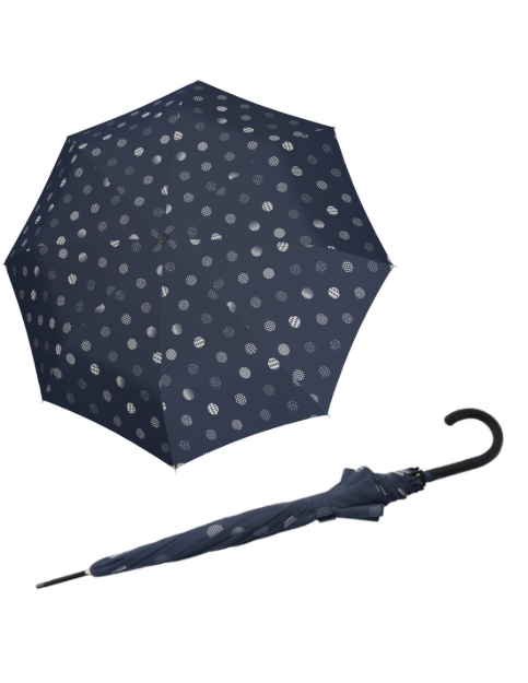 Obrázok z DOPPLER Fiber Flex AC Timeless - dámský holový vystřelovací deštník modrá