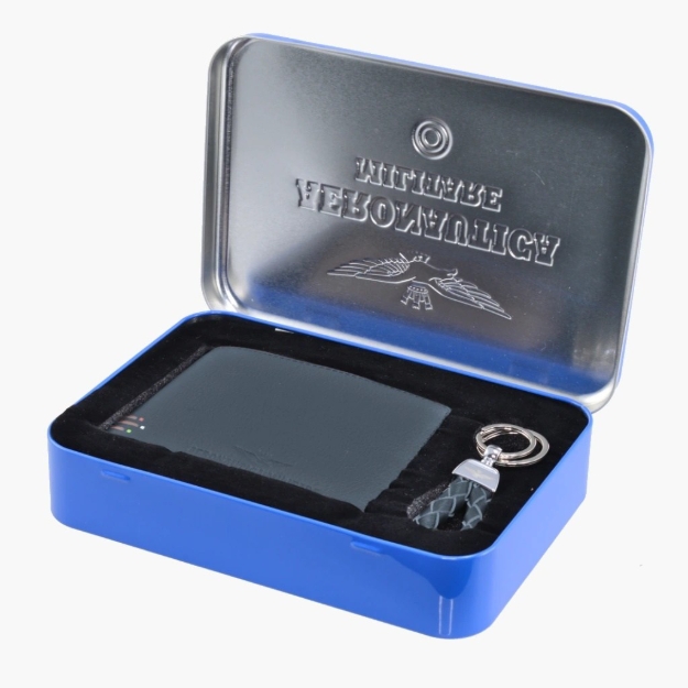 Obrázok z Set Peněženka a přívěsek Aeronautica Militare Gift AM-191-05 modrá