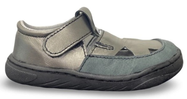 Obrázok z Pegres Barefoot SBF 51 Detské sandále antracit