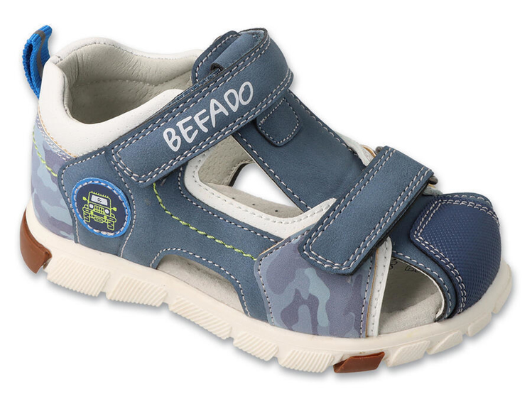 Obrázok z BEFADO 170P106 chlapecké sandálky ADVENTURE modré