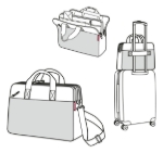 Obrázok z Reisenthel Workbag Canvas Black 13 L