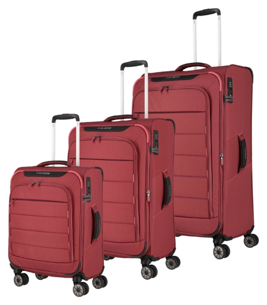 Obrázok z Travelite Skaii 4w S,M,L Red S: 36 l  / 
M: 62/67 l  / 
L: 91/98 L
