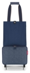 Obrázok z Reisenthel Foldabletrolley Herringbone Dark Blue 30 L