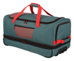 Obrázok z Travelite Basics Wheeled duffle L exp Green/orange 98/119 L