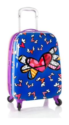 Obrázok z Heys Tween Spinner Flying Hearts Purple 39 L