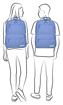 Obrázok z Enrico Benetti Aruba 62156 Jeansblue 20 L