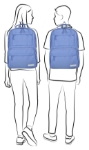 Obrázok z Enrico Benetti Aruba 62156 Jeansblue 20 L