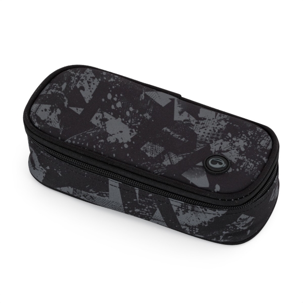 Obrázok z Bagmaster NOMAD 25 B studentský penál – černo-šedý Černá