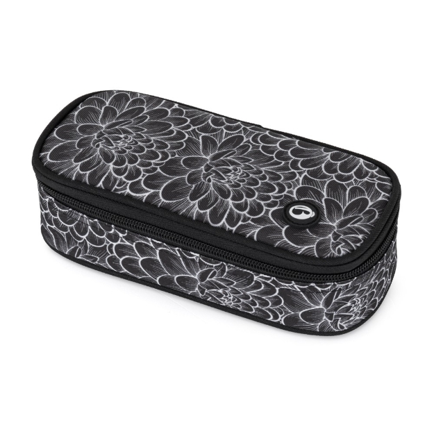 Obrázok z Bagmaster PORTO 25 A školní penál – černo-bílý Černá