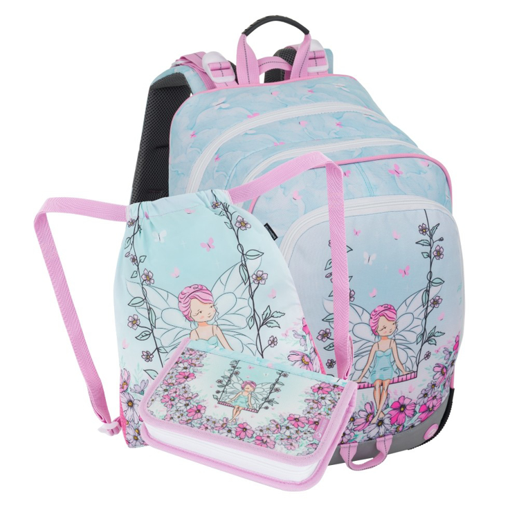 Obrázok z Bagmaster ALFA 25 A malý školní set pro prvňáčky – víla Vícebarevná 18 l
