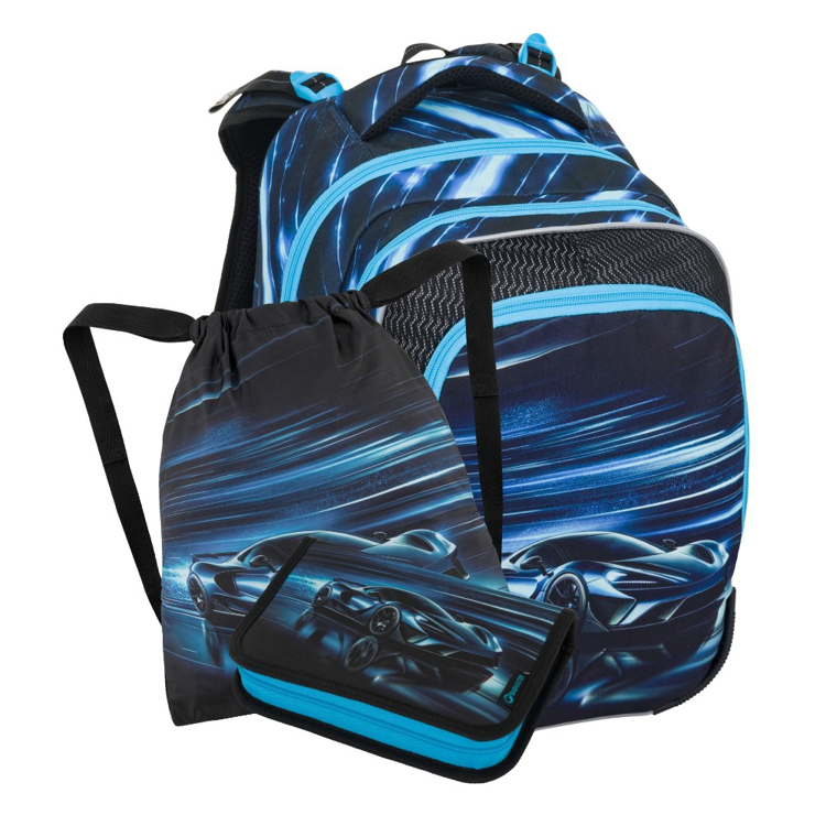 Obrázok z Bagmaster BETA 25 B malý školní set pro prvňáčky – auto Modrá