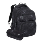 Obrázok z Bagmaster ZIPSTER 25 A studentský set – černý s bílými květy