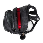 Obrázok z Bagmaster ZIPSTER 25 A studentský set – černý s bílými květy