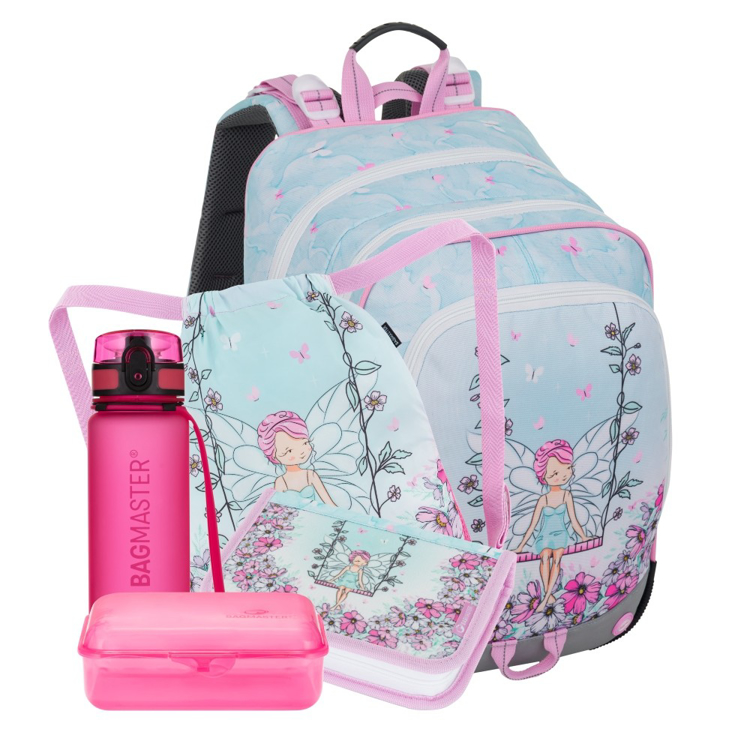 Obrázok z Bagmaster ALFA 25 A velký školní set pro prvňáčky – víla Vícebarevná 18 l