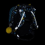 Obrázok z Bagmaster BETA 25 A velký školní set pro prvňáčky – papoušek Černá 18 l