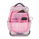 Obrázok z Bagmaster DOPI 25 A velký školní set pro prvňáčky – motýlci Růžová 18 l