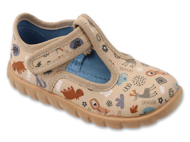 Obrázok z BEFADO 627P011 chlapecké bačkorky SZ zvířátka