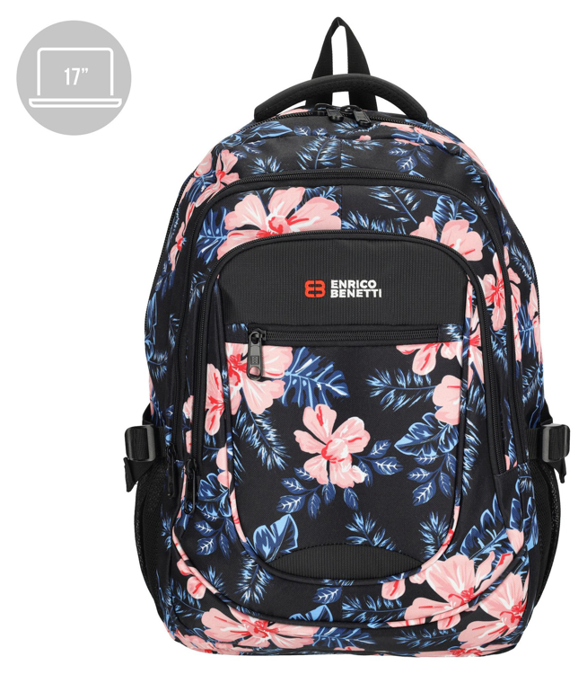 Obrázok z Enrico Benetti Santa Cruz 62038 Black Flower 33 L