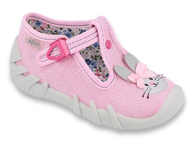 Obrázok z BEFADO 110P374 dívčí obuv přezka růžová zajíček