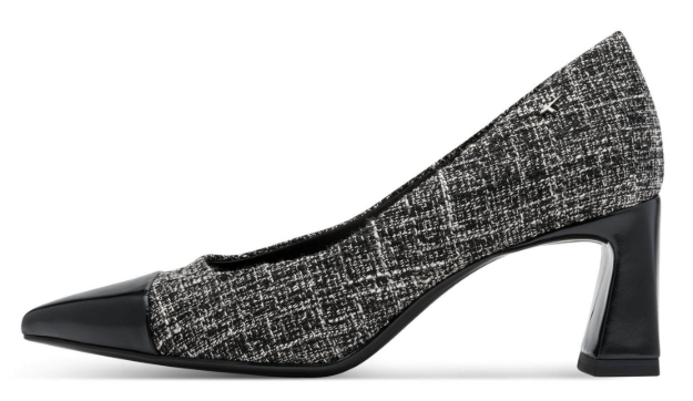 Obrázok z Tamaris 1-22466-45-009 Dámske lodičky čierno / biele