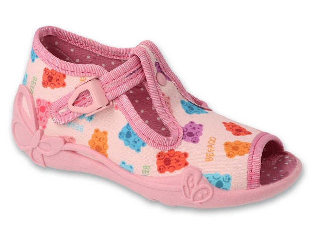 Obrázok z BEFADO 213P144 dívčí bačkorky medvídci