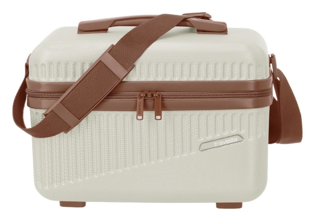 Obrázok z Travelite Bali Beautycase White/cognac 17 L
