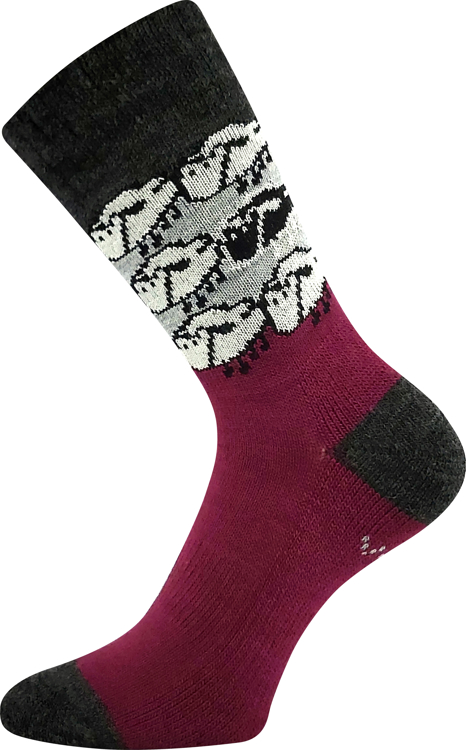 Obrázok z VOXX® ponožky Kaikoura fuxia 1 pár